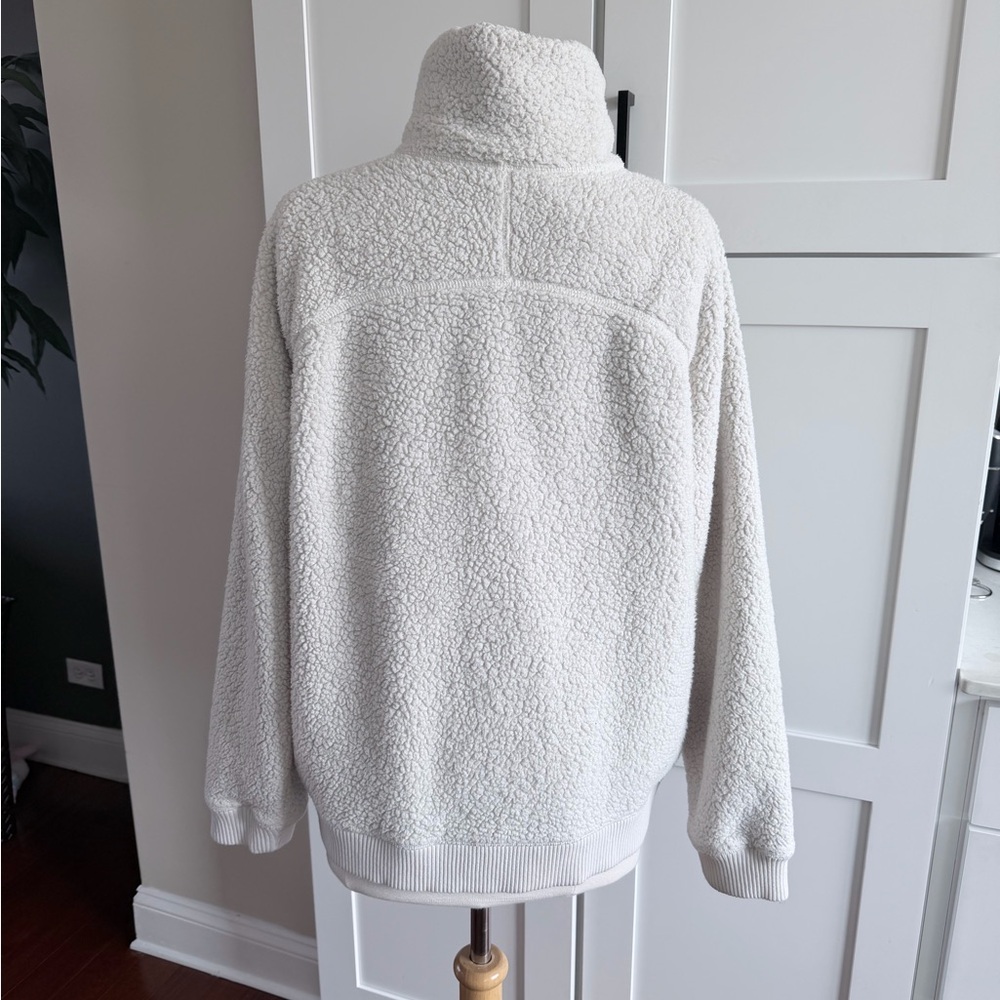 Athleta Tugga Sherpa Jacket in Ivory Medium - Picture 4 of 8